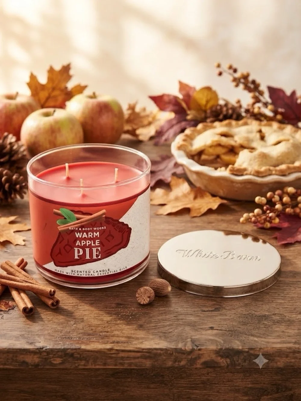 🍎 🥧 Warm Apple Pie 3-Wick Candle